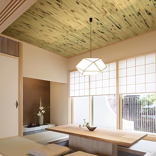 AMZDEPOT Natural Bamboo Wall Panel, 12 x 96 Inch, Light Burned - Image 6