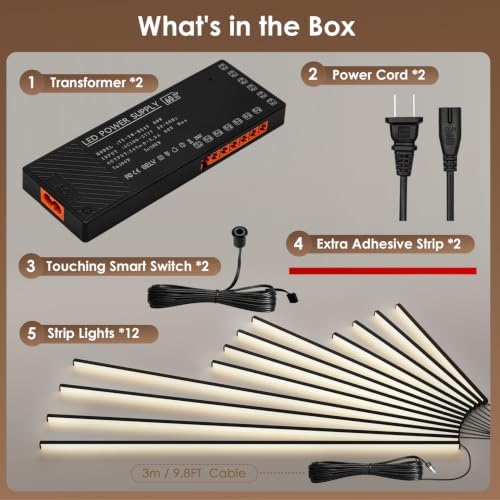 Slat Wall Lights for Wood Panel-12PCS LED Recessed Lighting Kit - Image 3
