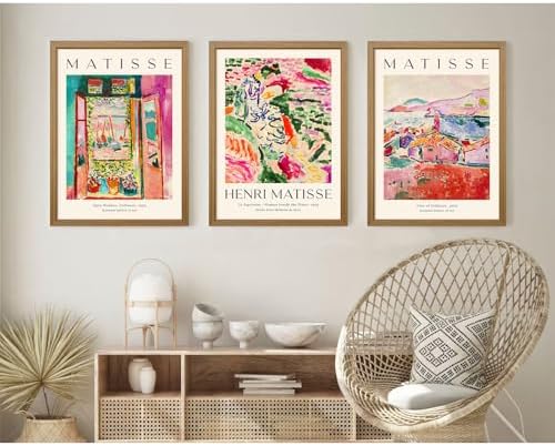 Henri Matisse Wall Art Prints Set of 3 Matisse Wall Decor Aesthetic Canvas - Image 6