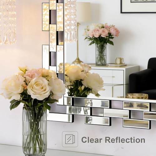 Chende Large Wall Mirrors for Decor, Modern Decorative Mirror for Entryway - Image 4