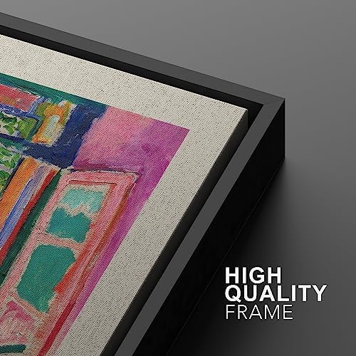 MUDECOR Framed Canvas Print Wall Art Set Henri Matisse Exhibition Posters Fine - Image 5