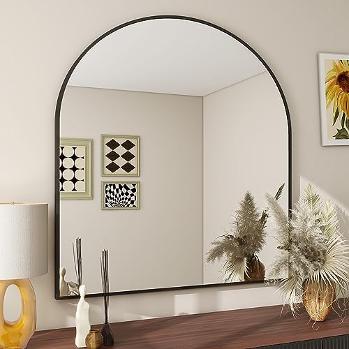 BEAUTYPEAK 32"x34" Arch Bathroom Wall Mirror by BEAUTYPEAK