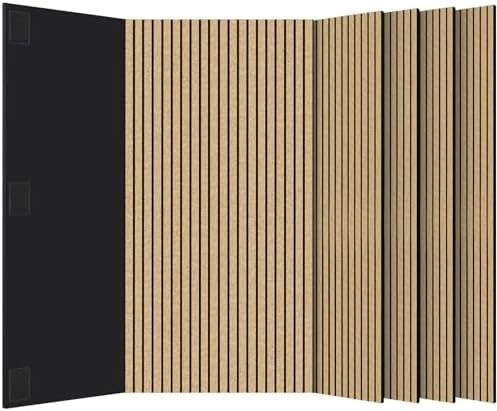 BUBOS 4-Pack Acoustic Panels 47.2"x23.6", Peel & Stick Sound Wall Panels by BUBOS
