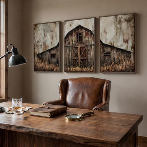 Framed Vintage Farmhouse Wall Art - Image 2