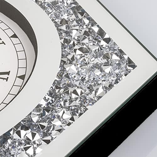 Large Crystal Crush Diamond Wall Clock - Image 5