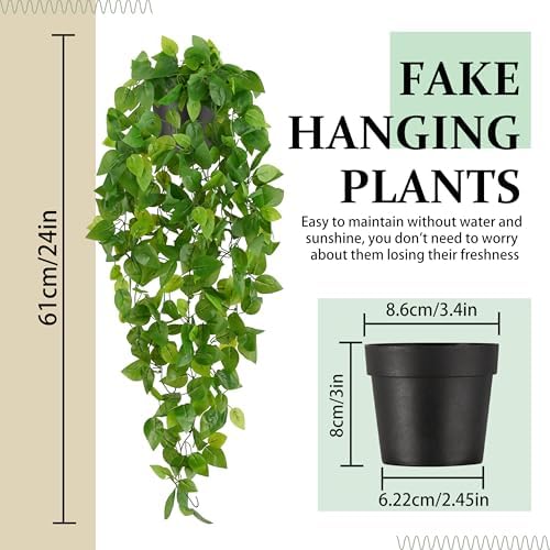 Waipfaru Fake Hanging Plants - Image 3
