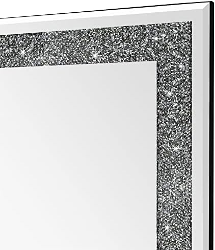 Rectangular Crystal Crush Diamond Mirror - Image 6