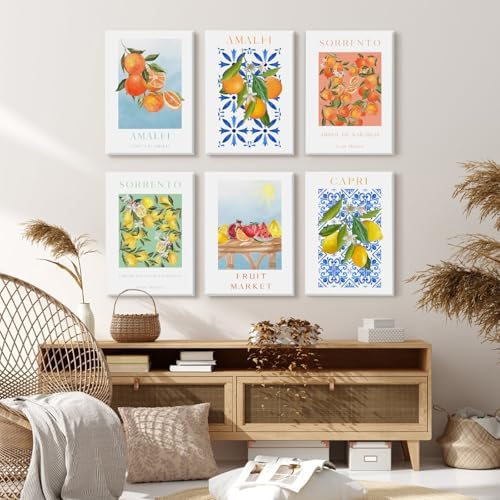 Baccone Fruit Wall Art Kitchen Artwork Wall Decor Fruit Market Prints Poster - Image 6