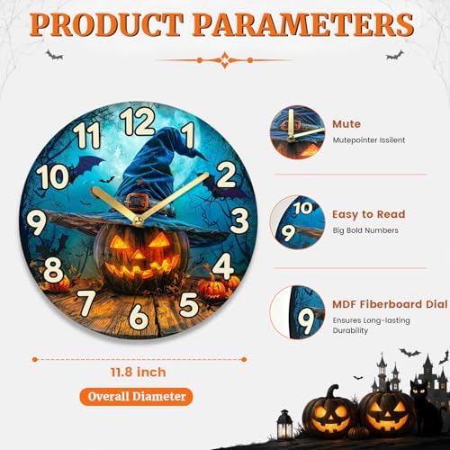 Halloween Wall Clock - Image 5