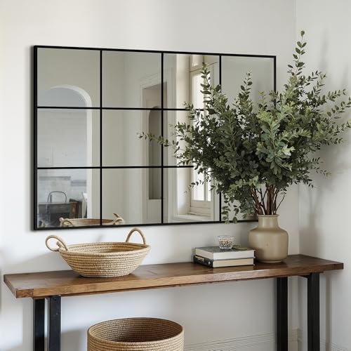 Delma Window Pane Mirror for Wall - Image 2