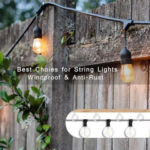 2.36IN Ceiling Screw Hooks for Hanging Plants, Safety Buckle - Image 5