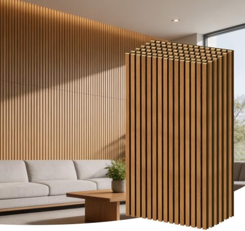 RITOLLO 6-Pack Wood Slat Wall Panels, 46.5 Sq Ft Coverage by Ritollo