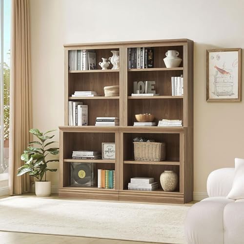 JAHRSTIM Halston Standard 5-Tier Tall Bookshelf Shelving Unit - Image 5
