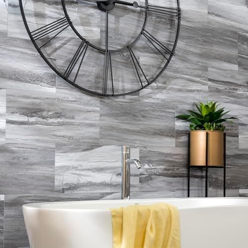 Palisade 23.2 in x 11.1 in Vinyl Wall Tiles in Hermitage Granite - Image 4