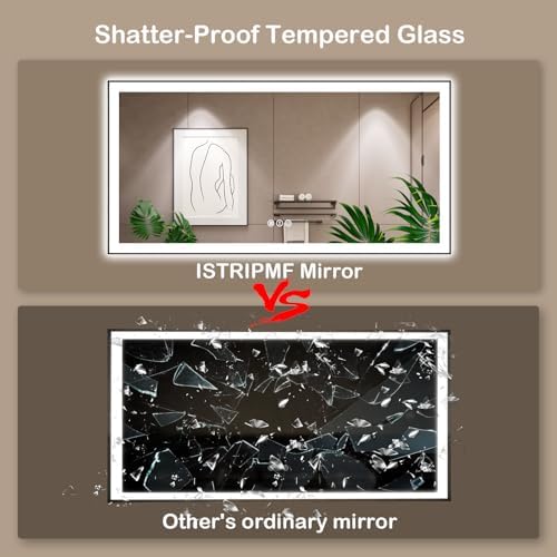 84x40 Inch LED Bathroom Mirror - Image 6