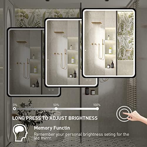 36x28 Inch LED Lighted Bathroom Mirror, 3 Color - Image 5