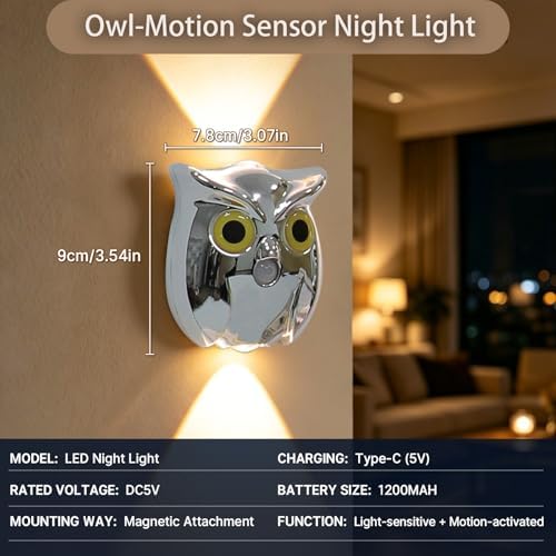 Motion Sensor Night Light:Rechargeable Light 2 - Image 3