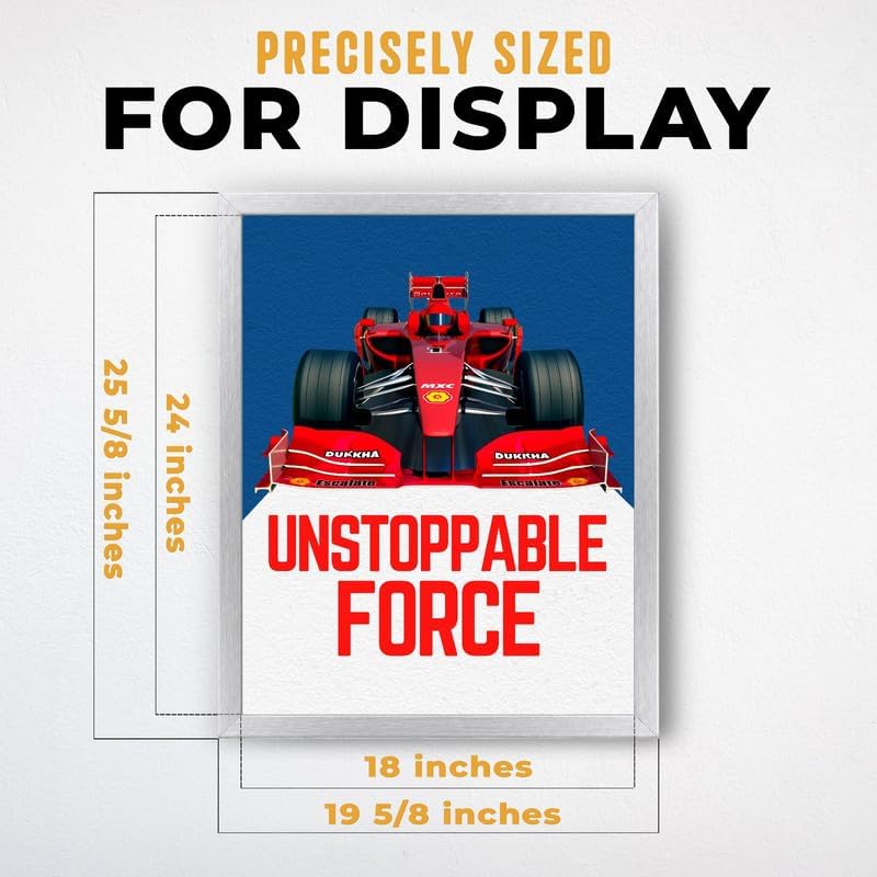 InkFlow Posters Racing Car Canvas Poster - Image 3