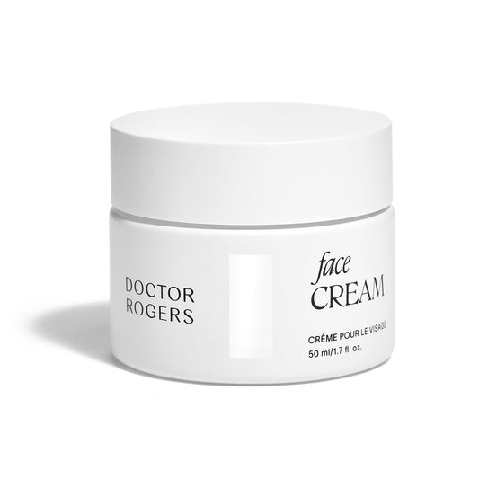 Doctor Rogers Face Cream Moisturizer: Hydrating Facial Cream. With Niacinamide, Shea Butter & Squalane. Anti-Aging & Moisturizing Lotion. Suitable for Sensitive & Dry Skin, 1.7 Ounce (50ml)