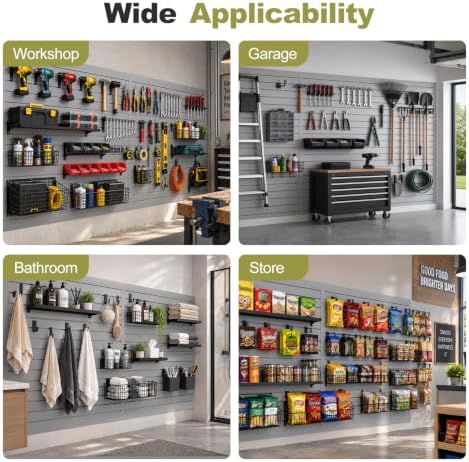 Hohuqeri Slatwall Panel Garage Wall Organizer - Image 7