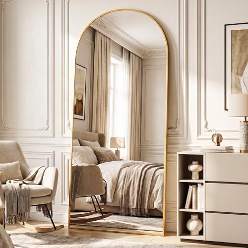Full Length Mirror, Mirrors for Bedroom, Living Room Standing or Wall Leaning by Novlux
