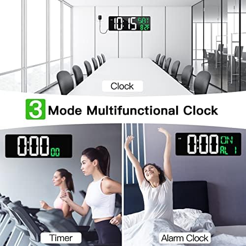 17" Large Digital Wall Clock - Image 4