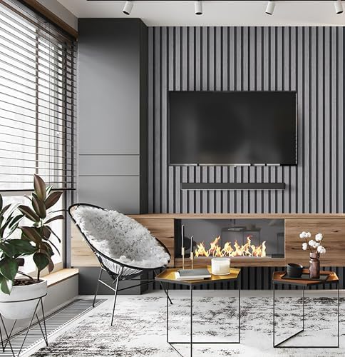 myforHD Wallpaper Peel and Stick Wood Grating Stripe Self-Adhesive Wallpaper - Image 2