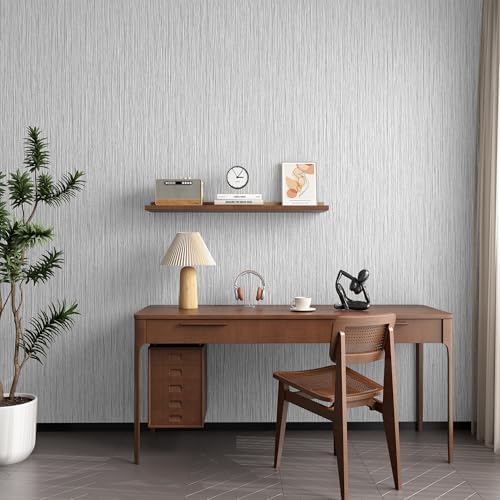 Grasscloth Textured Peel and Stick Wallpaper - Image 3