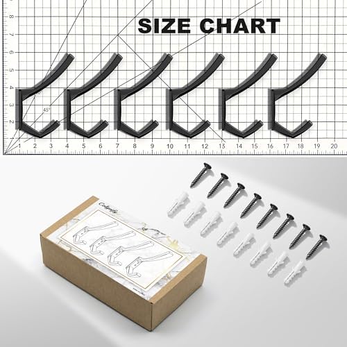 Heavy Duty Wall Hooks, 5 Inch Large Wall Mount Hooks - Image 7