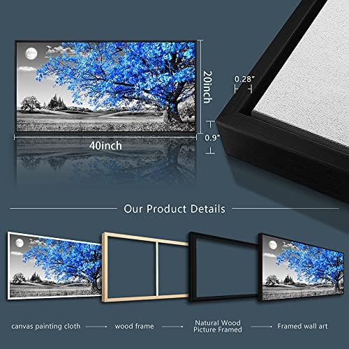 Black Framed Canvas Wall Art For Living Room & Office - Image 6