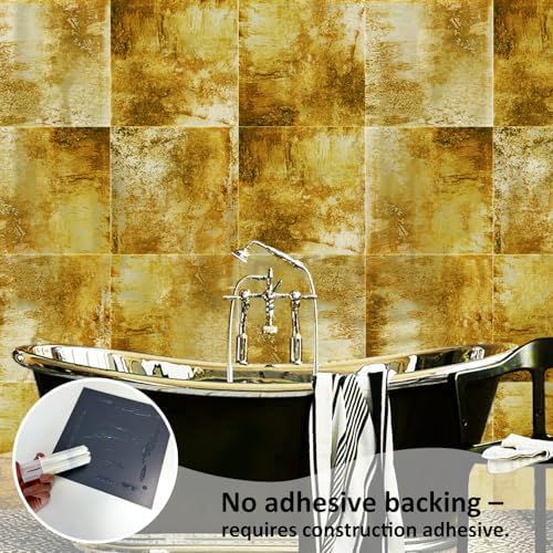LiveInUrban Acrylic Antique Mirror Wall Panels - Image 2