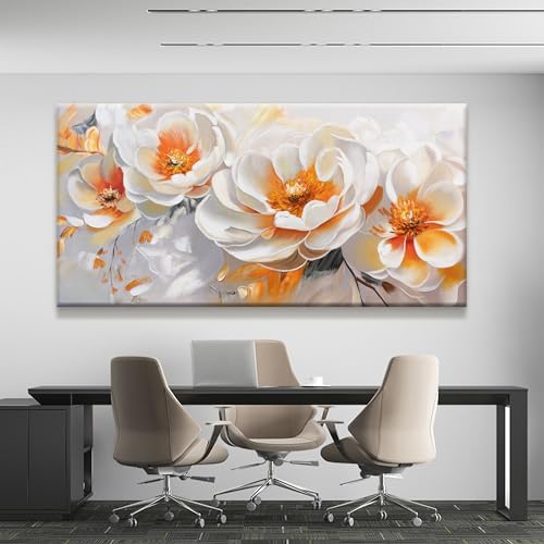 Suconvng Large Wall Art For Living Room Floral Wall Artwork Modern Canvas Art - Image 6