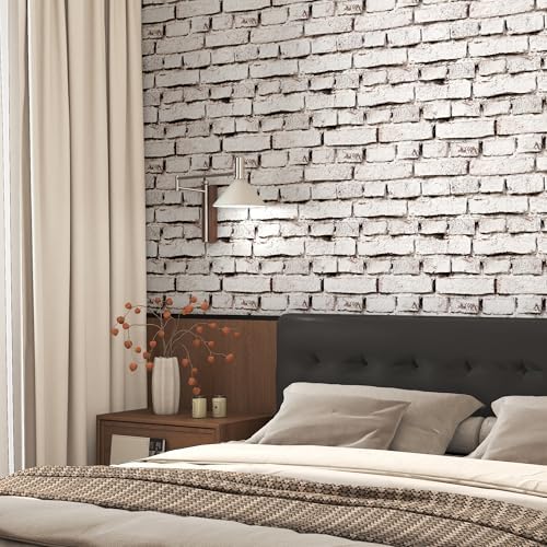 tiltil Brick Peel and Stick Wallpaper Faux Brick Wallpaper 17.7" × 197" - Image 2