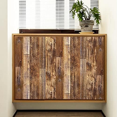 Yun-aeon Natural Wood-Brown Contact Paper Peel and Stick Wallpaper - Image 3