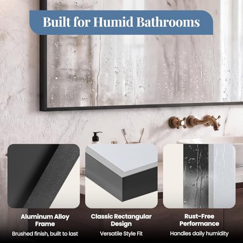 DUMOS Bathroom Mirror for Over Sink - Image 4