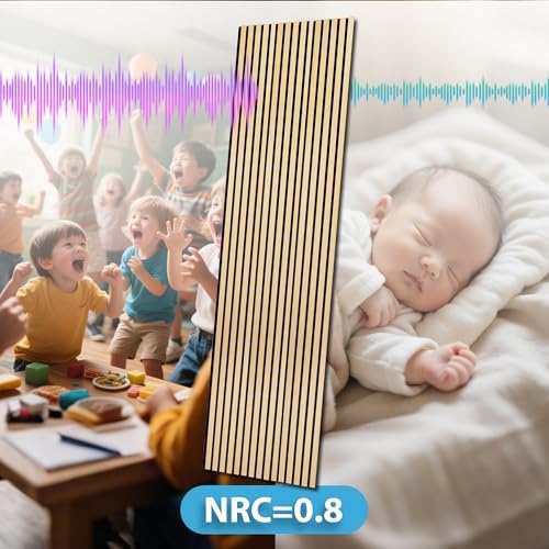 Art3d Acoustic Wood Slat Panels 94.5"x24" - Image 3