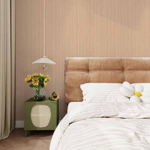 3D Faux Wood Slat Wall Panel – Peel and Stick Self Adhesive Soundproof Foam - Image 7