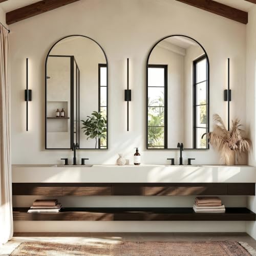Delma Arched Bathroom Mirror - Image 7