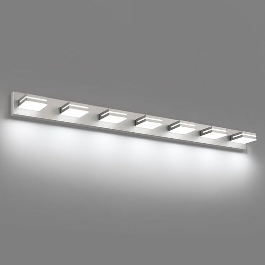 SineRise LED Modern Bathroom Vanity Light Fixtures, Brushed Nickel Modern by SINERISELIGHTING