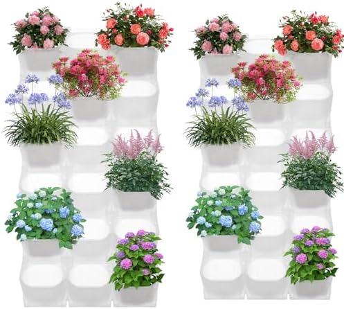 36-Pot Wall Mounted Planter – Vertical Wall Planter by kunghei