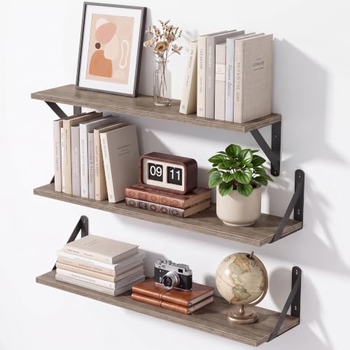 6" Deep Wall Shelves 24x6 Inch by Unknown