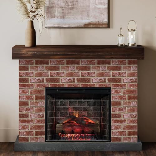 Commomy Faux Brick Peel and Stick Tiles 10 pcs of 12" x 12" - Image 2