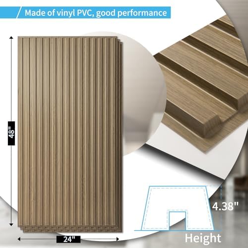 Art3d Fluted Slat 3D Wall Panels, Drop Ceiling Tiles - Image 4