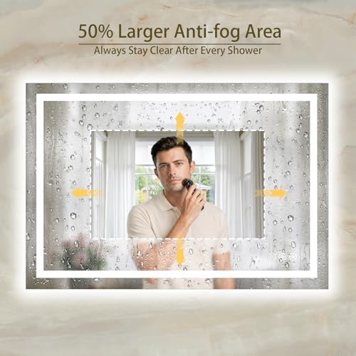 36"x55" LED Bathroom Mirror - Image 3