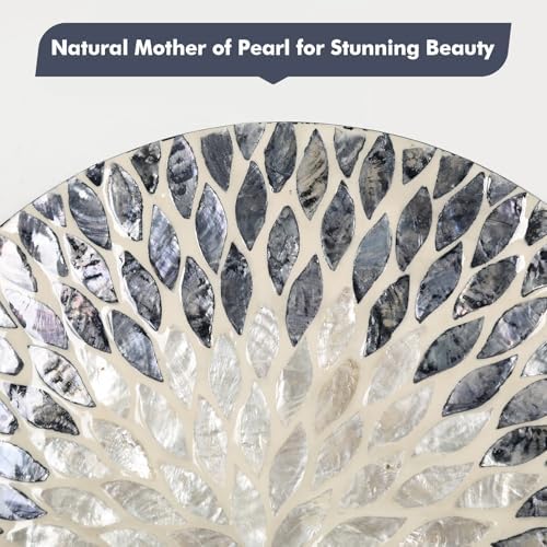 Mother of Pearl Wall Mirror Decor - Image 2