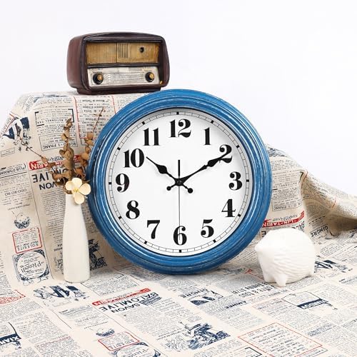 JENLYSTIME 12 Inch Retro Wall Clock - Image 3