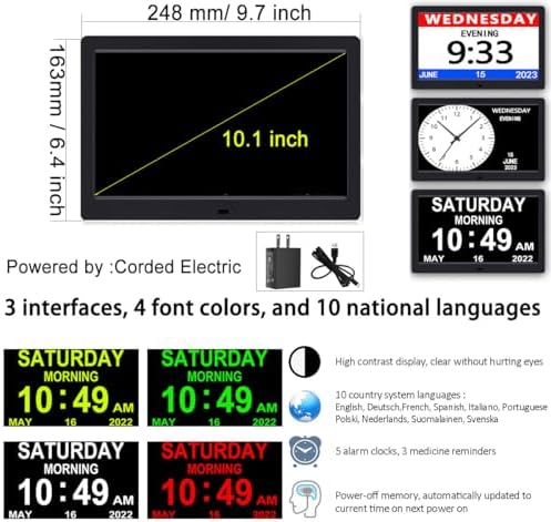 AINFTIME DST Digital Clock - Image 2