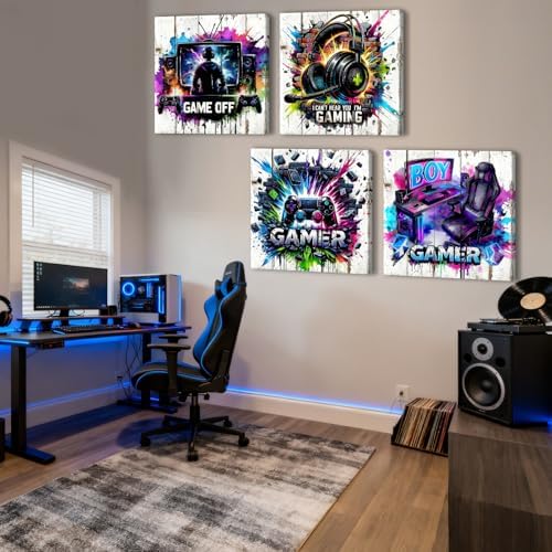 Graffiti Gaming Wall Decor Cool Gamer Room Decor - Image 6