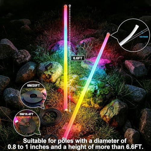 AILBTON Neon Rope Lights, Flexible Led Rope Lights Control - Image 4