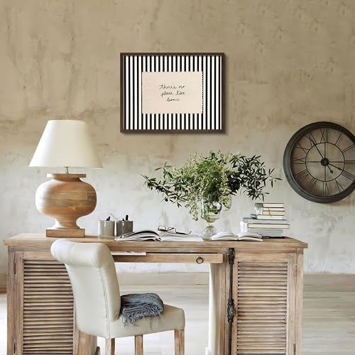 Minimalist Modern Framed Wall Art, Vintage There's No Place Like Home - Image 2